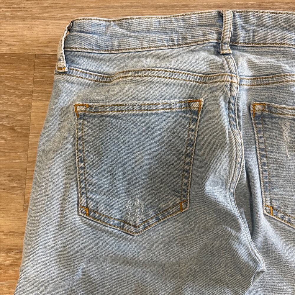Pilcro & The Letterpress | Mid Rise Light Wash Embroidered Denim Size 26 - Picture 12 of 16